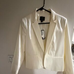 Worthington Women's Cream Blazer